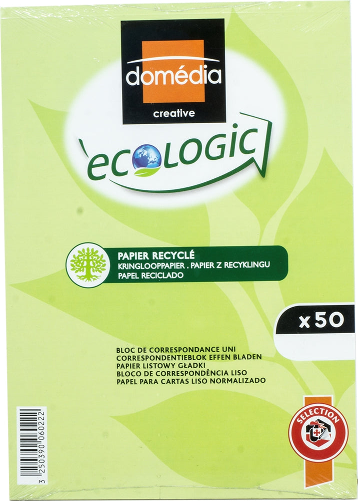 Domedia Ecologic A4 Memo Pad, 50 Pages, 50 sheets