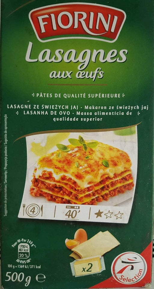 Fiorini Lasagna Sheets, 500 gr