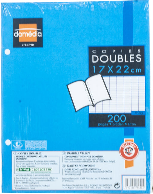 Domedia Filler Paper, 17 x 22 cm, 200 sheets