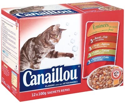 Canaillou Cat Meals in Gel, 12 ct