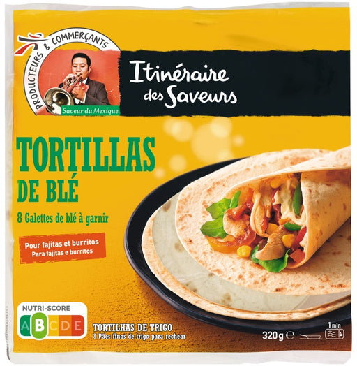 Itinraire des Saveurs Wheat Tortillas, 8 ct
