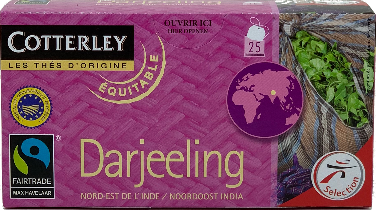 Cotterly Darjeeling Tea Bags, 25 ct
