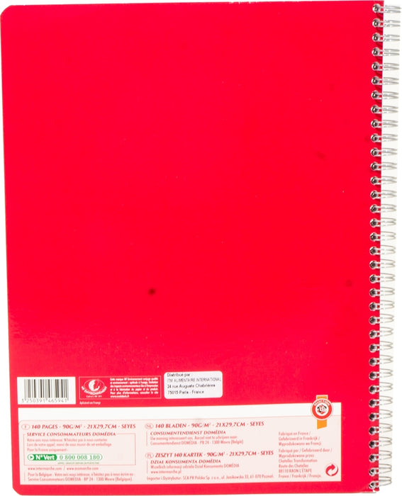 Domedia Wirebound Notebook, 140 sheets