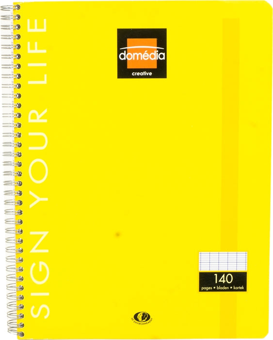 Domedia Wirebound Notebook, 140 sheets