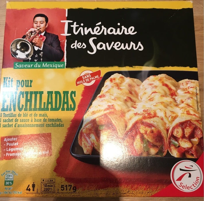 Itinraire des Saveurs Kit for Enchiladas, 517 gr