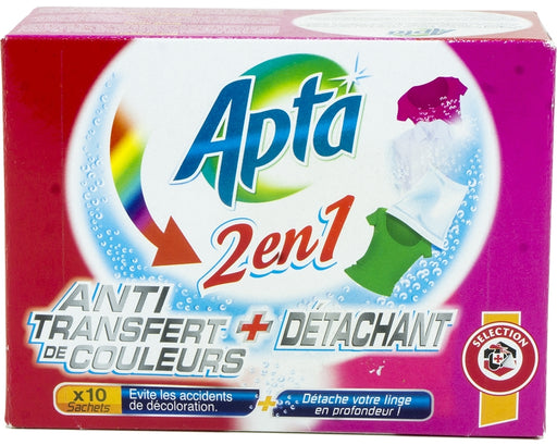 Apta 2-in-1 Detergent Tablets, 10 ct