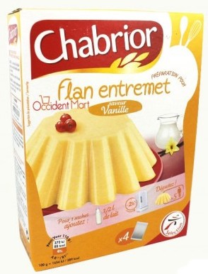 Chabrior Vanilla Custard Mix, 4 x 48 gr