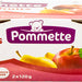 Pommette Multifruit Compote, 8 Months, 2 x 120 gr