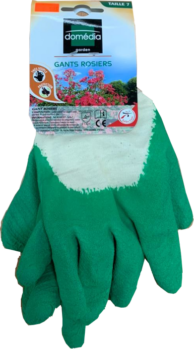 Domedia Large Bramble Gardening Gloves, Size 7, 2 pcs