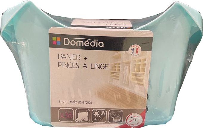 Domedia Basket + Clothespins , 36 ct