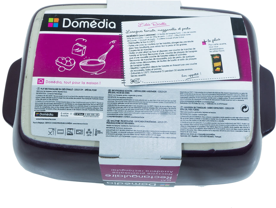 Domedia Rectangular Casserole, 26 x 16 cm