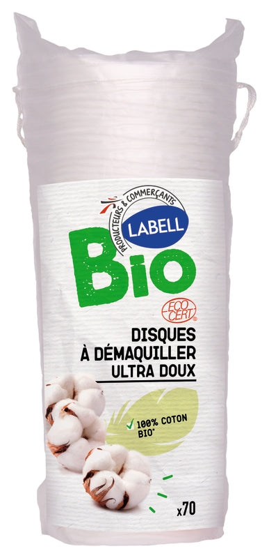 Labell Bio Make Up Remover Pads, 70 ct