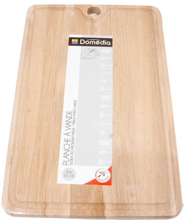 Domedia Wooden Cutting Board, 40 x 26 cm