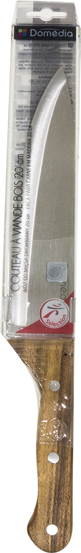 Domedia Meat Knife with Wooden Handle, 20 cm