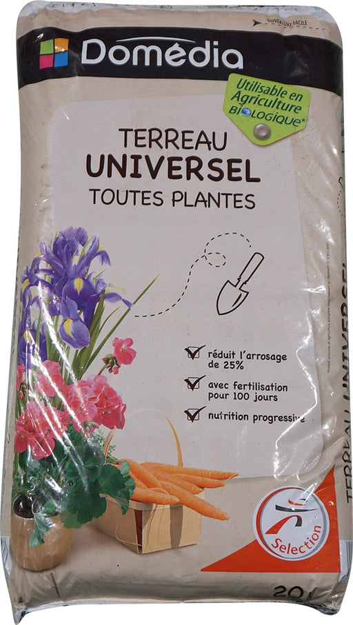 Domedia Universal Substrate Garden Soil, 20 L