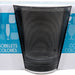Domedia 27 cl Colored Glass Cups, Black, 3 ct