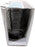 Domedia 27 cl Colored Glass Cups, Black, 3 ct