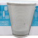 Domedia 27 cl Colored Glass Cups, White, 3 ct