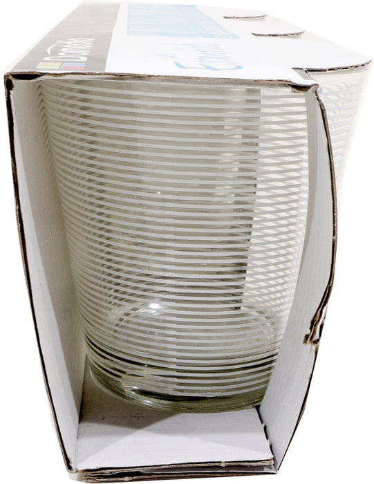 Domedia 27 cl Colored Glass Cups, White, 3 ct