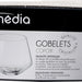 Domedia 39 cl Cristal Clear Glass Cups, 4 ct