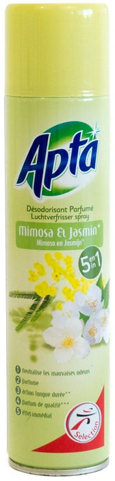 Apta Air Freshener, Mimosa and Jasmin Fragrance, 300 ml