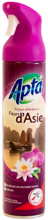 Apta Air Freshener, Asia Flowers Fragrance, 300 ml