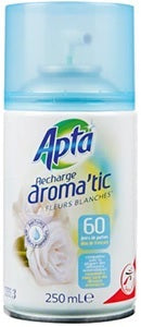 Apta Aromatic Refill Fresheners, White Flowers Frangrance, 250 ml