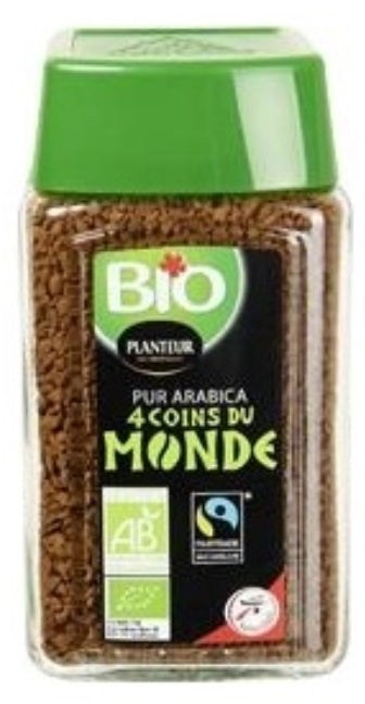 Planteur des Tropiques Bio Instant Arabica Coffee, 100 gr
