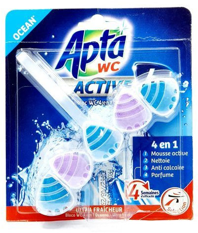 Apta WC Blocks 4-In-1, Ocean Scent , 1 pc