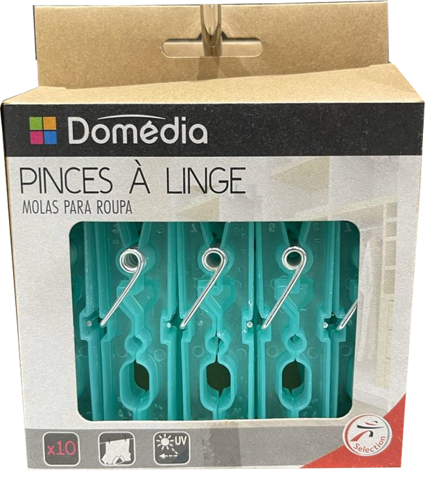 Domedia Clothes Pins, 10 ct