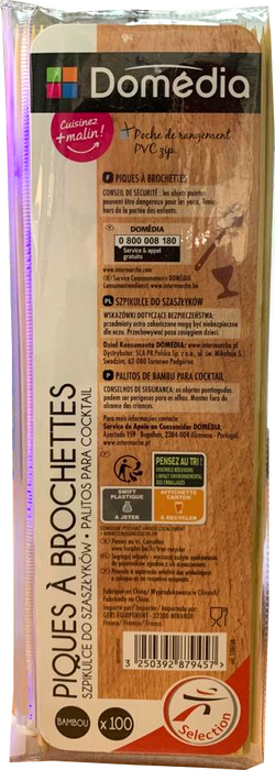 Domedia Bamdoo Sticks ,  100 ct
