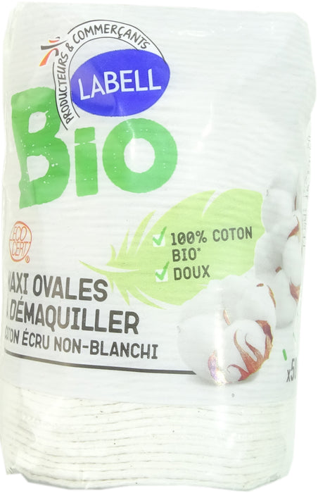 Labell Bio Make Up Remover Pads, 50 ct