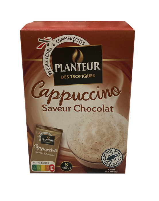 Planteur Des Tropiques Chocolate Cappuccino Coffee Satchets , 8 ct
