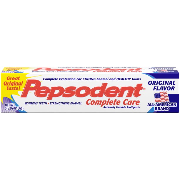 Pepsodent Complete Care Original Flavor Toothpaste, 5.5 oz