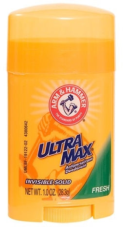 Arm & Hammer Ultra Max Antipersipirant Deodorant Stick Fresh Scent, 1 oz