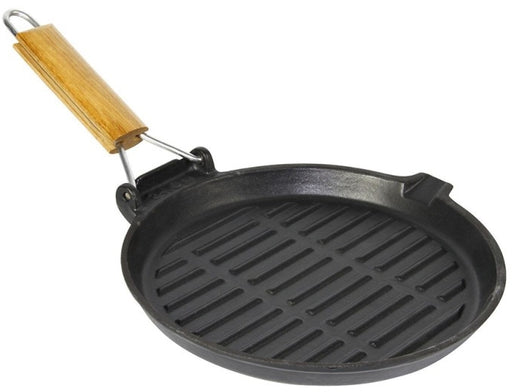 Crealys Round Iron Grill Pan, 24 cm