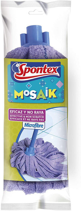 Spontex Microfiber Mosaik Mop With Stick , 1 ct