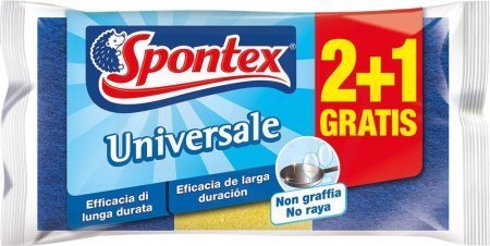 Spontex Universal Anti-Scratch Sponges, 3 ct