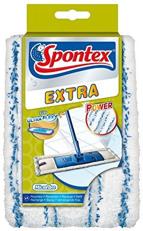 Spontex Microfibre Extra Power Mop Refills, 