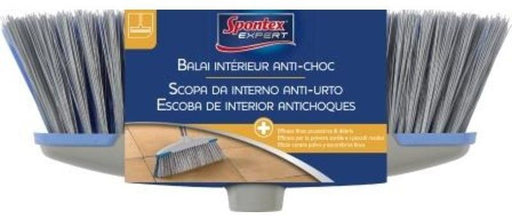 Spontex Expert Anti-Shocks Indoor Broom , 1 ct