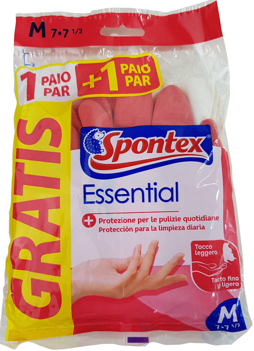 Spontex Essential Gloves, 4 pcs (2 pairs)