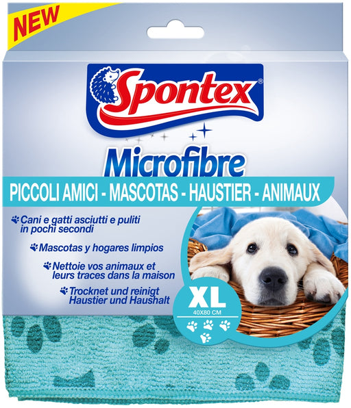 Spontex Microfibre Cloth for Pets, 40 x 80 cm