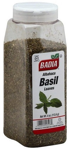Badia Basil Leaves, 4 oz