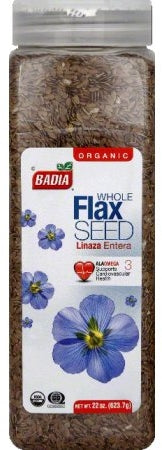 Badia Whole Flax Seed (Linaza Entera), 22 oz