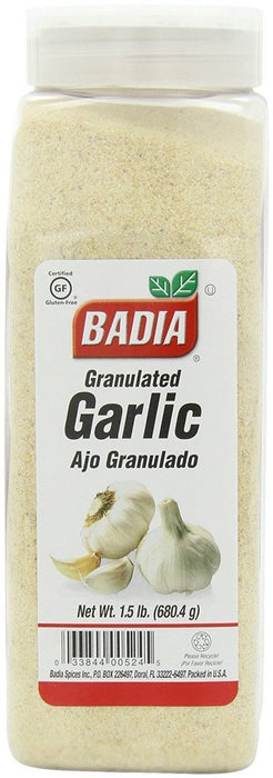 Badia Granulated Garlic, 1.5 lbs