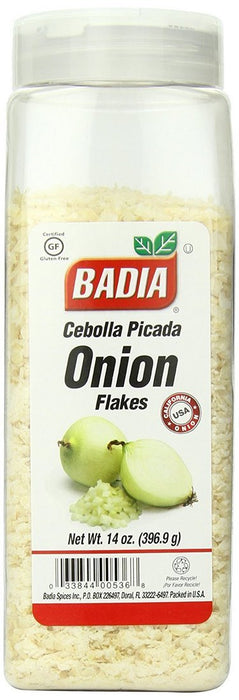 Badia Onion Flakes, 14 oz