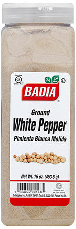 Badia Ground White Pepper, 1.37 lbs