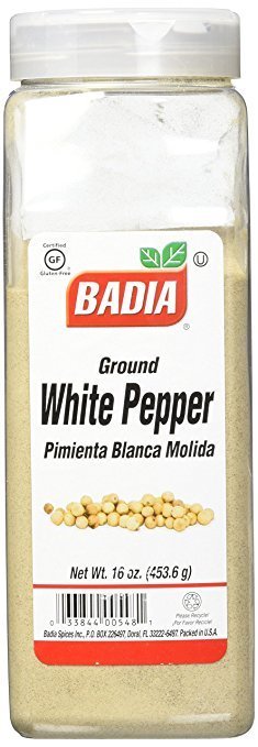 Badia Ground White Pepper, 16 oz