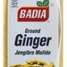 Badia Ground Ginger, 12 oz