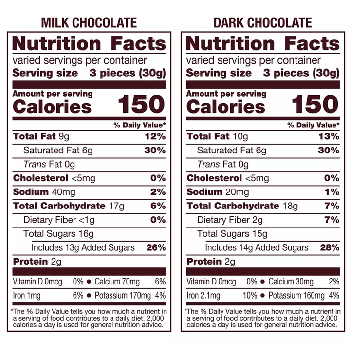 Hershey's Nuggets Assorted Milk & Dark Chocolate Truffles Candy, Variety Pack , 42 oz